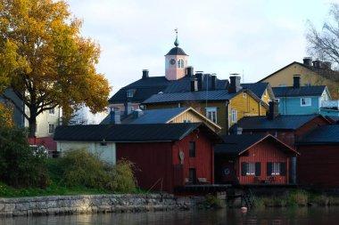 Finlandiya 'nın eski Porvoo kasabası