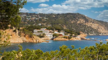 Aigua Blava, Mediterranean sea in Costa Brava Spain