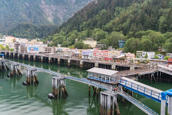 Juneau September 2022 Skyline Juneau Alaska Cruise Ship Terminal — Stock Photo, Image