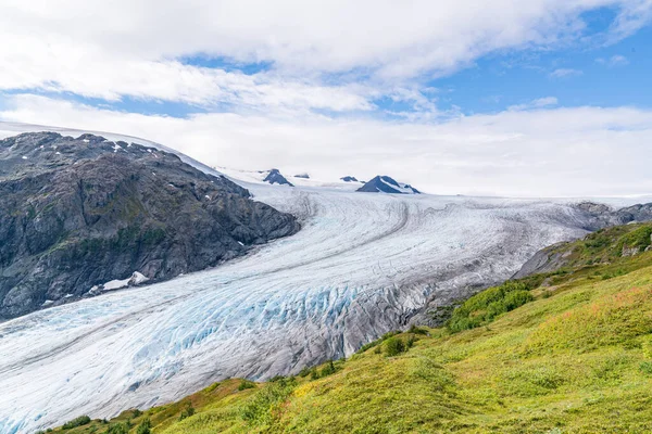 Afslag Gletsjer Harding Ice Field Kenai Fjords National Park Buurt — Stockfoto