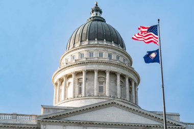 Utah Eyaleti Kongre Binası Salt Lake City, Utah 'taki Capitol Hill' de.