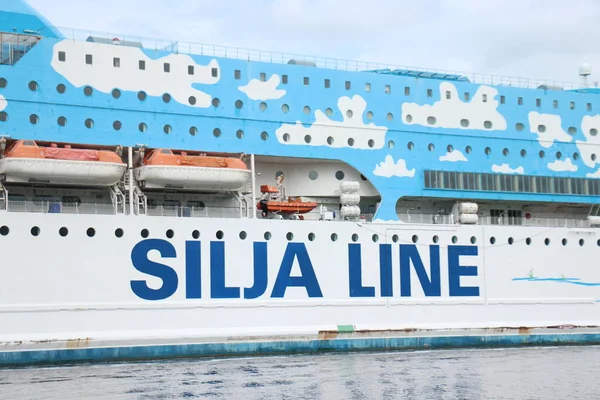 Velsen Nizozemsko Září 2022 Silja Line Galaxy Severním Mořském Průplavu — Stock fotografie