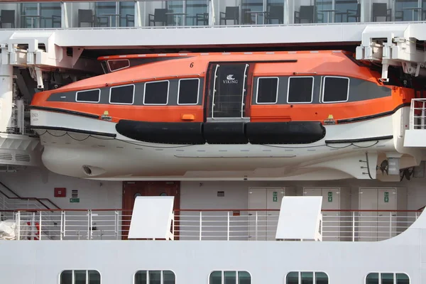 Velsen Hollanda Eylül 2022 Viking Venüs Viking Cruises Işletiyor Cankurtaran — Stok fotoğraf
