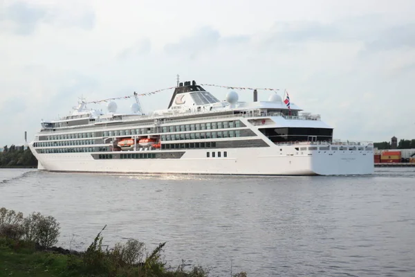 Velsen Holanda Setembro 2022 Viking Polaris Luxuoso Navio Expedição Operado — Fotografia de Stock