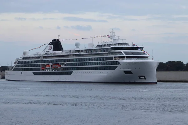 Velsen Holanda Setembro 2022 Viking Polaris Navio Expedição Luxo Operado — Fotografia de Stock