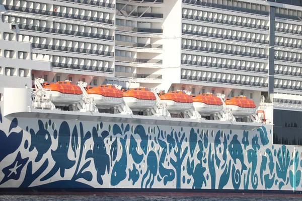 Velsen Hollanda Haziran 2023 Euribia 2023 Yılında Msc Cruises Filosuna — Stok fotoğraf