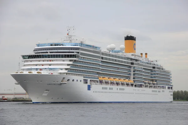 Ijmuiden Nederland Mei 2012 Costa Deliziosa Een Cruiseschip Van Meter — Stockfoto