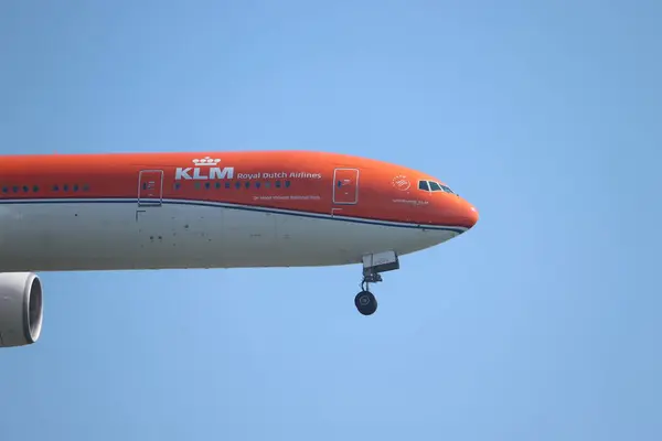 オランダ アムステルダム 9月8日 2023 Bva Klm ロイヤルオランダ航空ボーイング 777 306Er オランダのシポール — ストック写真