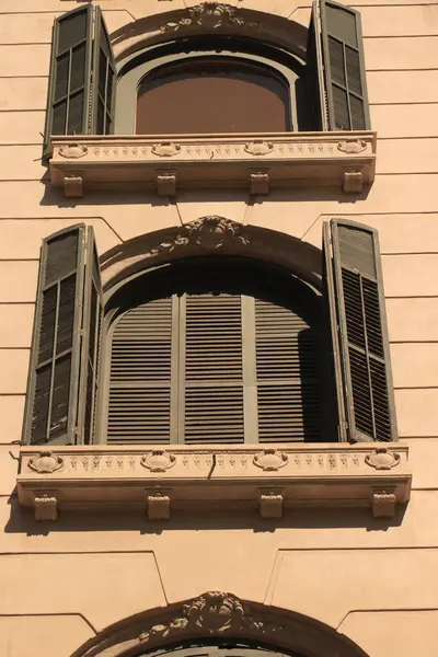 Stock image Facades in Passeig de Gracia, major avenue in Barcelona in Catalan modernism, Spanish version of Jugendstil, about 1895-1910