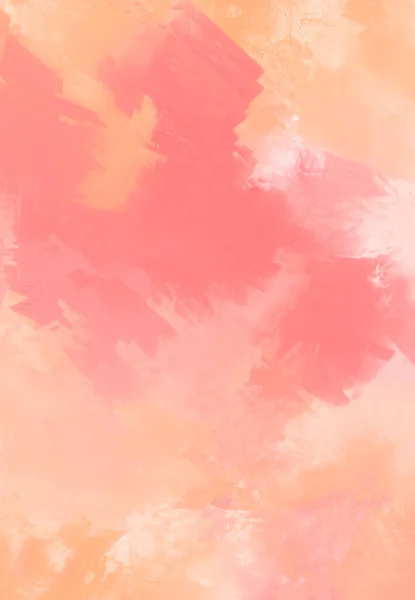 Abstract Roze Koraal Oranje Verf Achtergrond Ontwerp Banner Element Vectorillustratie — Stockvector