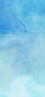 Soyut mavi suluboya arka plan. Pankart unsuru tasarla. Vektör illüstrasyonu