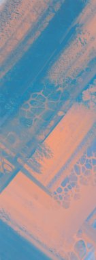 Soyut Mavi Pembe Boya Geçmişi. Pankart unsuru tasarla. Vektör illüstrasyonu