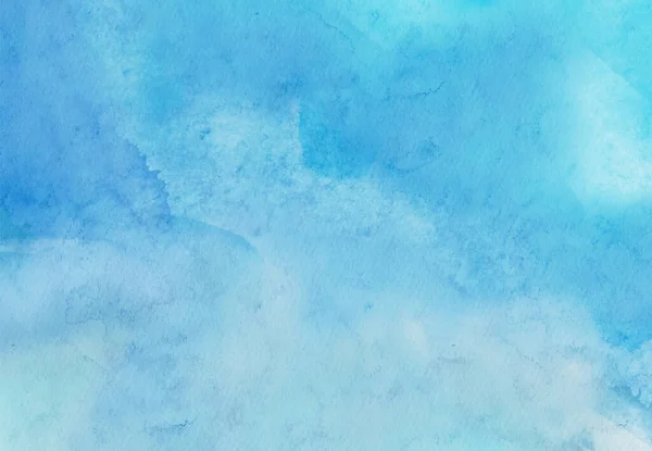 Абстрактная Синяя Акварельная Краска Фон Элемент Баннера Дизайна Векторная Иллюстрация — стоковый вектор