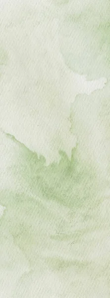 抽象緑の水彩画背景 バナー要素のデザイン ベクターイラスト — ストックベクタ