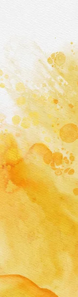 Abstract Gold Yellow Watercolor Paint Background Design Banner Element Vector — Stock Vector