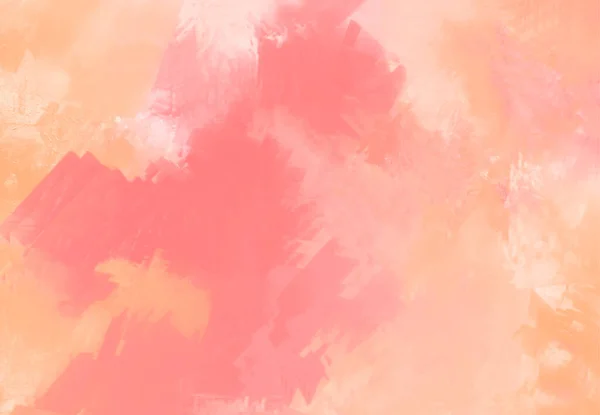 Abstract Roze Koraal Oranje Verf Achtergrond Ontwerp Banner Element Vectorillustratie — Stockvector