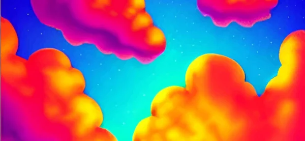 Color Líquido Nube Brillante Moda Gran Diseño Para Cualquier Propósito — Vector de stock