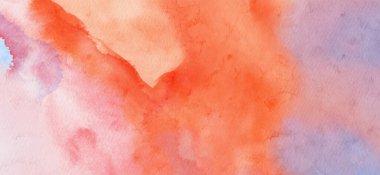 Soyut mavi suluboya boya arka plan. Pankart unsuru tasarla. Vektör illüstrasyonu