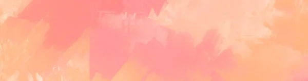 Abstracto Rosa Coral Naranja Pintura Fondo Elemento Banner Diseño Ilustración — Vector de stock