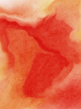 Soyut kırmızı suluboya arka plan. Pankart unsuru tasarla. Vektör illüstrasyonu