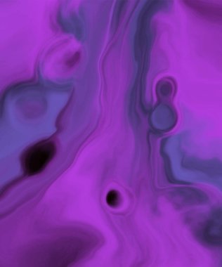 Renkli fırça elementleri olan zarif bir afiş tasarımı. Soyut dekorasyon. Vektör illüstrasyonu.