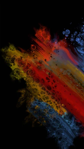 Σύγχρονη Πολύχρωμο Φόντο Ροή Μαύρο Wave Liquid Σχήμα Χρώμα Banner — Διανυσματικό Αρχείο