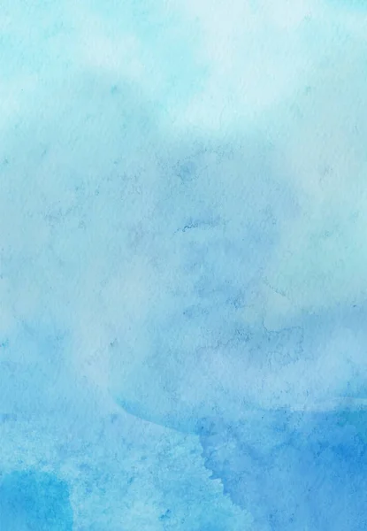Pintura Aquarela Azul Abstrata Fundo Elemento Banner Design Ilustração Vetorial — Vetor de Stock