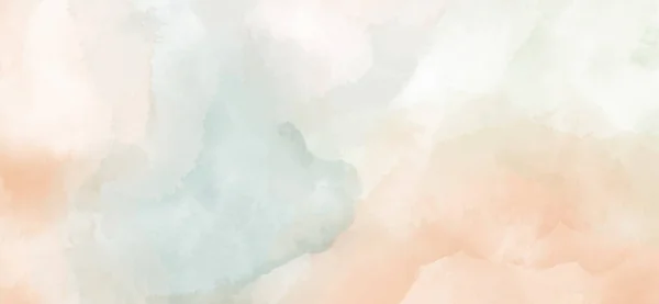 Abstrakter Horizontaler Hintergrund Mit Sanften Farbflecken Vektor Illustration — Stockvektor