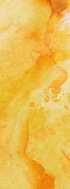 Soyut altın sarısı suluboya arka plan. Pankart unsuru tasarla. Vektör illüstrasyonu