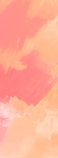Résumé Rose Corail Orange Peinture Arrière Plan Élément Bannière Design — Image vectorielle