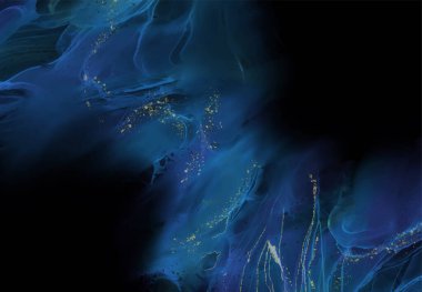 Renkli fırça elementleri olan zarif bir afiş tasarımı. Soyut dekorasyon. Vektör illüstrasyonu.