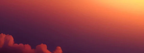 Coucher Soleil Aube Nuages Dans Style Fantastique Sur Fond Sombre — Image vectorielle