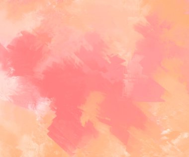 Soyut Pembe Mercan Turuncu Boya Arkaplanı. Pankart unsuru tasarla. Vektör illüstrasyonu