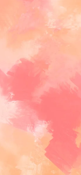 概要ピンクコーラルオレンジペイント背景 バナー要素のデザイン ベクターイラスト — ストックベクタ
