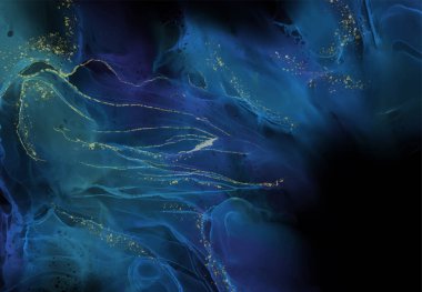 Renkli fırça elementleri olan zarif bir afiş tasarımı. Soyut dekorasyon. Vektör illüstrasyonu.