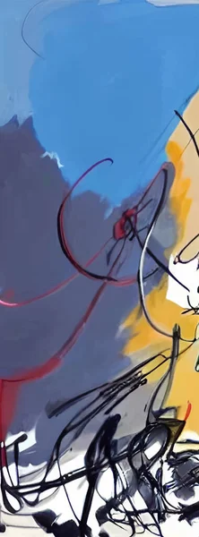 Kreskówka Abstrakcyjne Malowane Tło Stylu Kreskówki Kolorowe Tło Akwarelowy Sztandar — Wektor stockowy