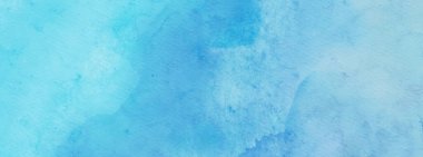 Soyut mavi suluboya arka plan. Pankart unsuru tasarla. Vektör illüstrasyonu