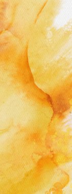 Soyut altın sarısı suluboya arka plan. Pankart unsuru tasarla. Vektör illüstrasyonu