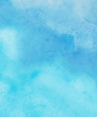 Soyut mavi suluboya arka plan. Pankart unsuru tasarla. Vektör illüstrasyonu