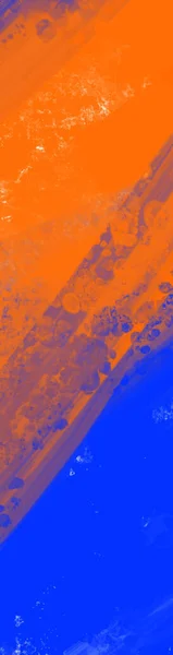 Abstrato Azul Laranja Rosa Pintura Fundo Elemento Banner Design Ilustração —  Vetores de Stock