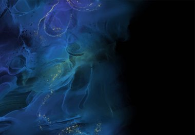 Renkli fırça elementleri olan zarif bir afiş tasarımı. Soyut dekorasyon. Vektör illüstrasyonu.