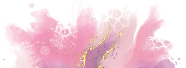 Abstrakte Rosa Koralle Farbe Hintergrund Malerei Design Vektorillustration — Stockvektor