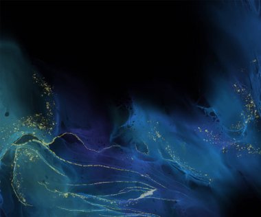 Renkli fırça elementleri olan zarif bir afiş tasarımı. Soyut dekorasyon. Vektör illüstrasyonu.