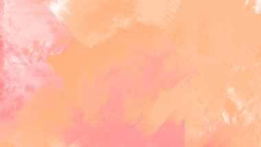 Soyut Pembe Mercan Turuncu Boya Arkaplanı. Pankart unsuru tasarla. Vektör illüstrasyonu