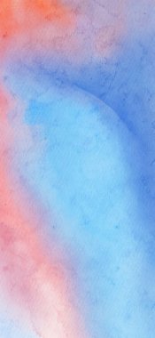 Soyut mavi suluboya boya arka plan. Pankart unsuru tasarla. Vektör illüstrasyonu