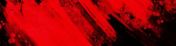 Schwarz Rote Pinselstriche Hintergrund Jdesign Element Vektorillustration Von Grunge Flecken — Stockvektor