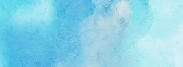 Peinture Aquarelle Bleue Abstraite Fond Élément Bannière Design Illustration Vectorielle — Image vectorielle