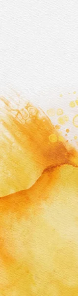 Abstrato Ouro Amarelo Aquarela Pintura Fundo Elemento Banner Design Ilustração — Vetor de Stock