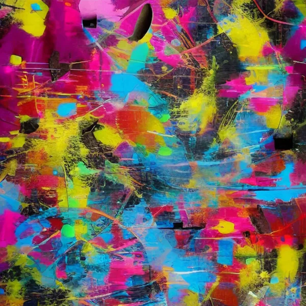 Граффити Стиле Плаката Уличное Искусство Брызгами Краски Надписями Дизайн Элементов — стоковый вектор