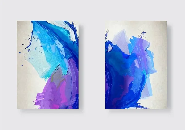 Explosión Del Juego Pancartas Pintura Color Congelar Movimiento Color Explotando — Archivo Imágenes Vectoriales
